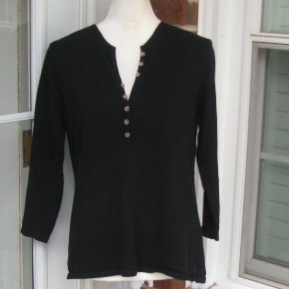 J. McLaughlin pullover sweater Large cotton modal stretch luxury style - Picture 3 of 5